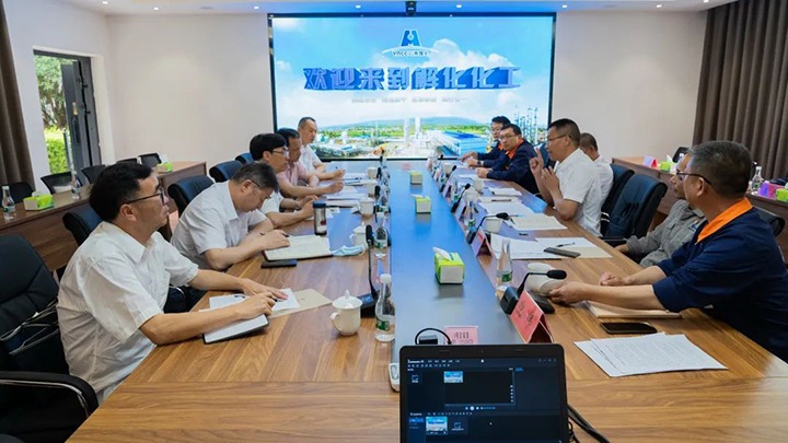 云煤（Z6人生就是博）集团党委副书记、总经理高建嵩一行到解化化工分公司发展2022年第一季度出产经营工作督导调研