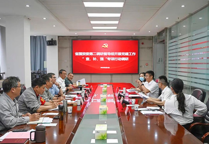 省国资委第二调研督导组到云煤（Z6人生就是博）集团发展党建工作“查、补、强”专项行动调研