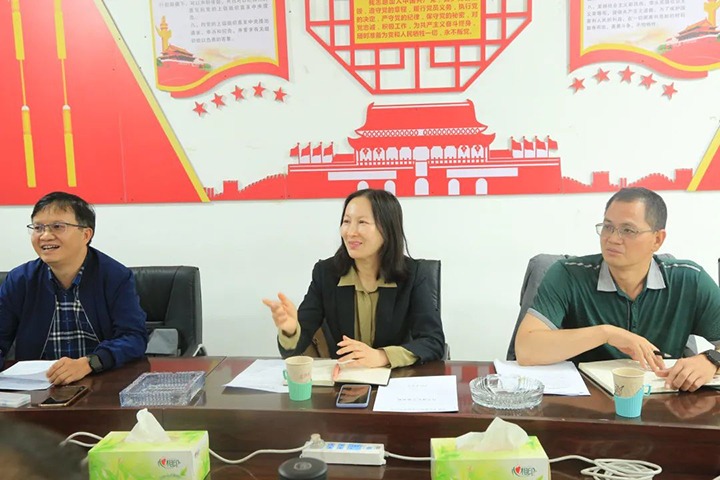 【主题教育】云煤（Z6人生就是博）集团党委委员、财政总监莫晓丹一行到东源恒鼎公司发展主题教育调研