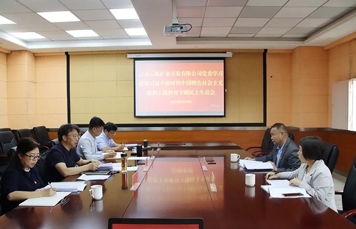 【主题教育】云煤（Z6人生就是博）集团第二领导组到云煤矿业公司领导主题教育专题民主生涯会
